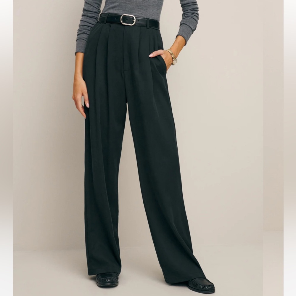 Reformation Mason Pant in Black size 0